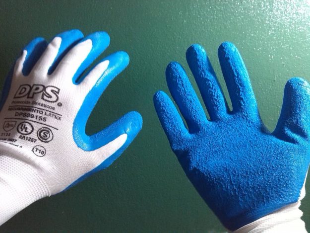 guantes para marmolistas - azul